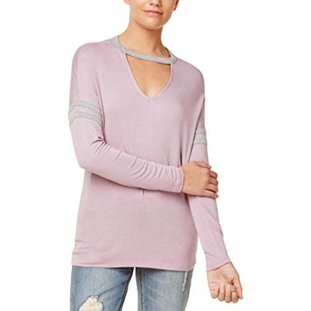 Ultra Flirt Juniors Striped Choker Top